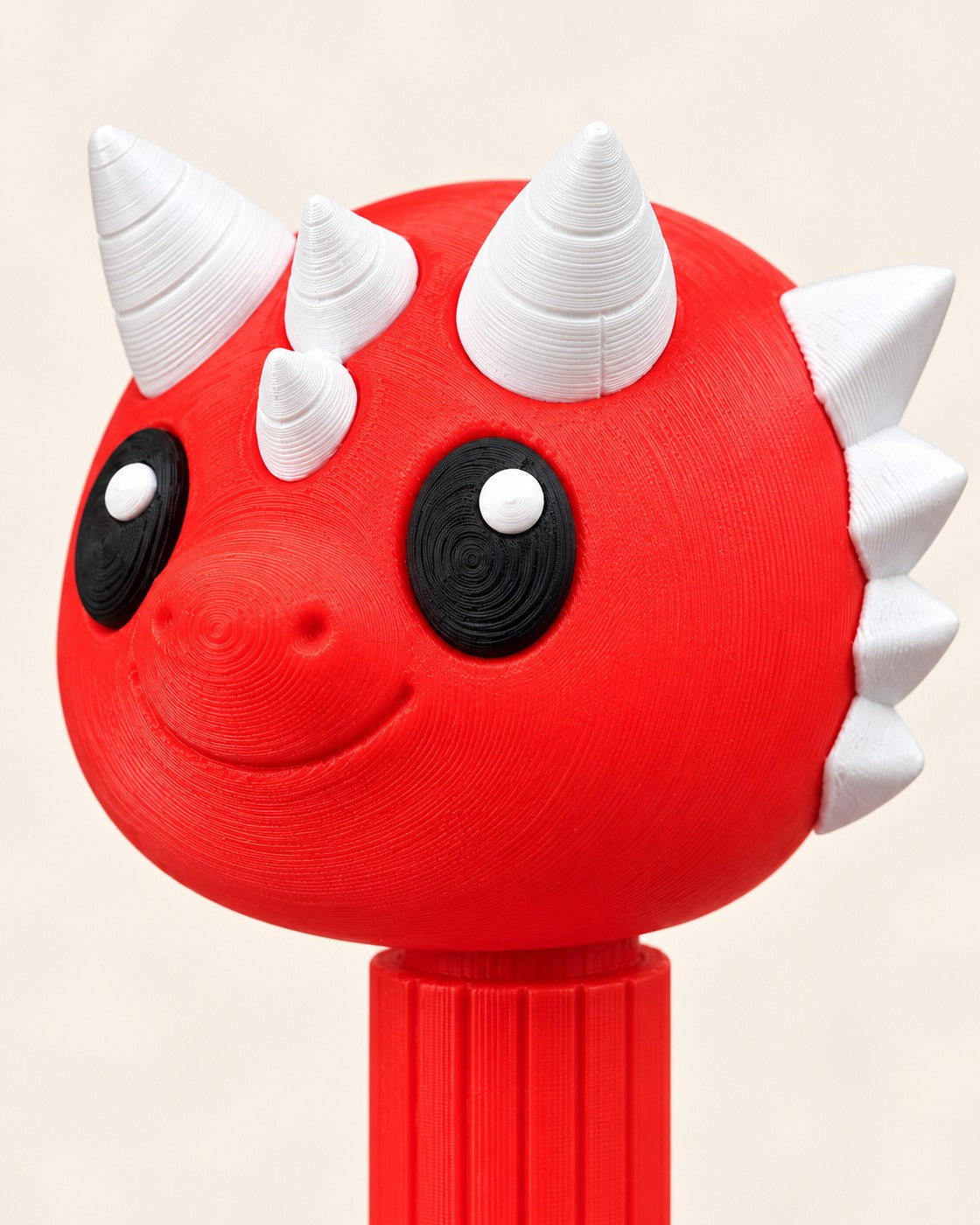 Close-up of the Dragon Headset Holder showing fine printed layer lines