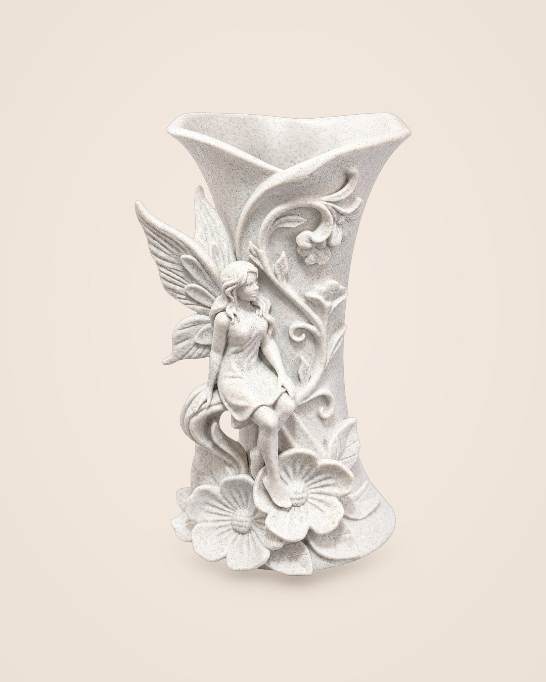 Fairy Vase: White Marble