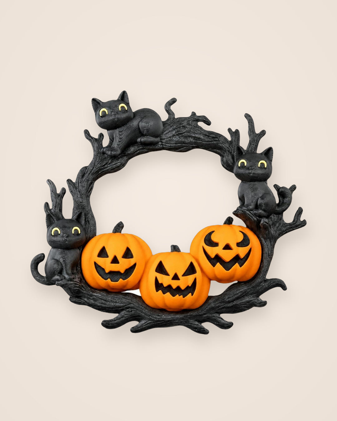 Cat Halloween Wreath