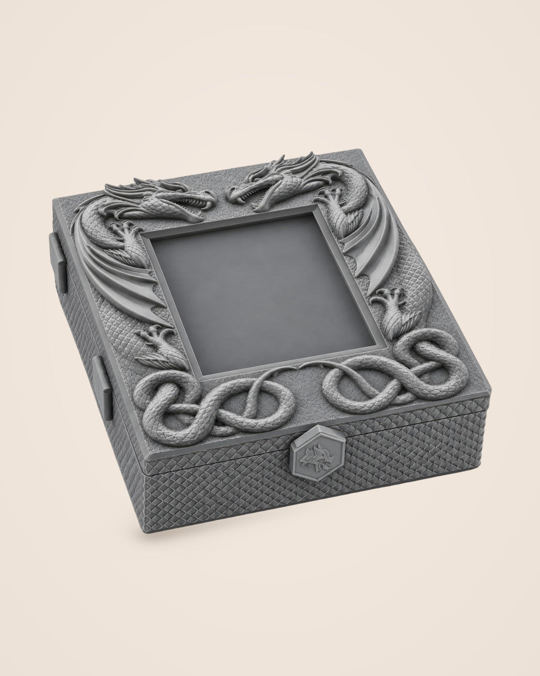 Guardian Dragon Deck Box: A magnetic-latch deck box for two sleeved decks