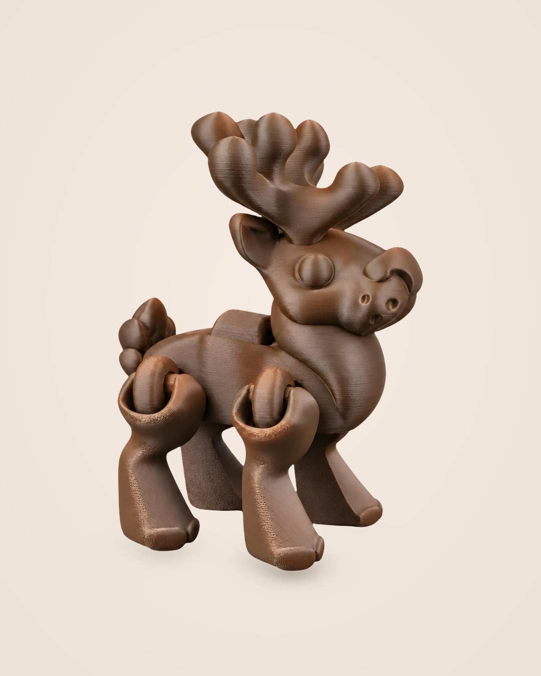 Prancing Reindeer: An articulated desk reindeer that prances at the press of a button
