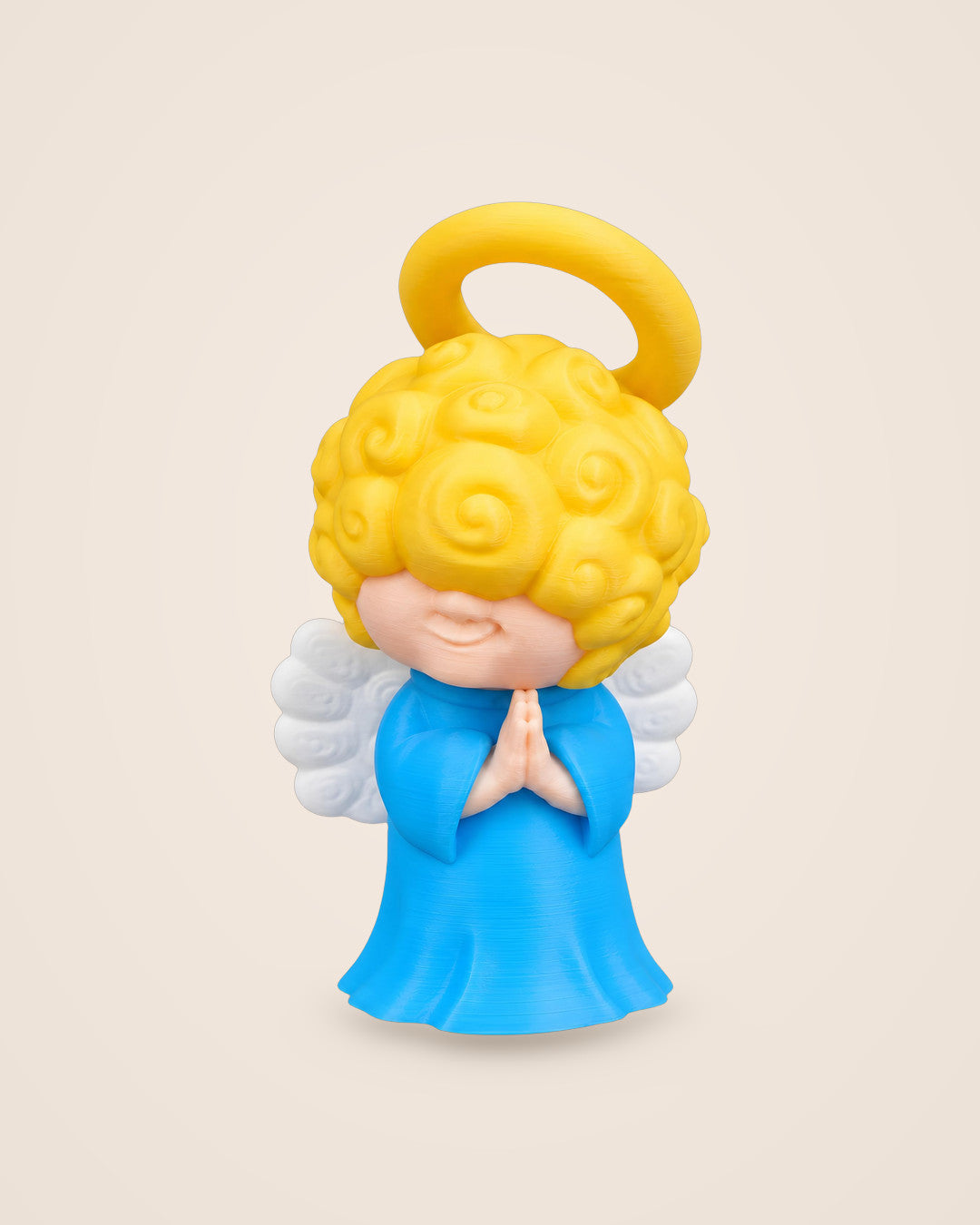 Praying Angel Ornament: Hanging or standing angel, 7 cm tall