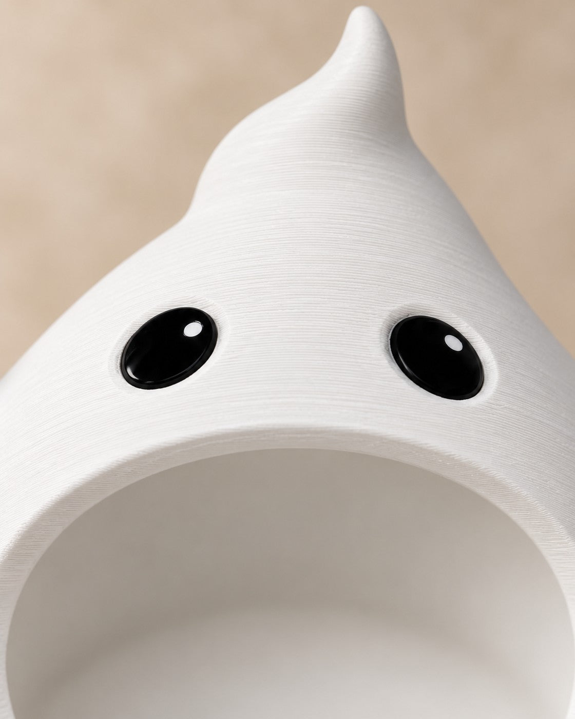 Close-up of the Ghost Sweet Bowl showing fine printed layer lines