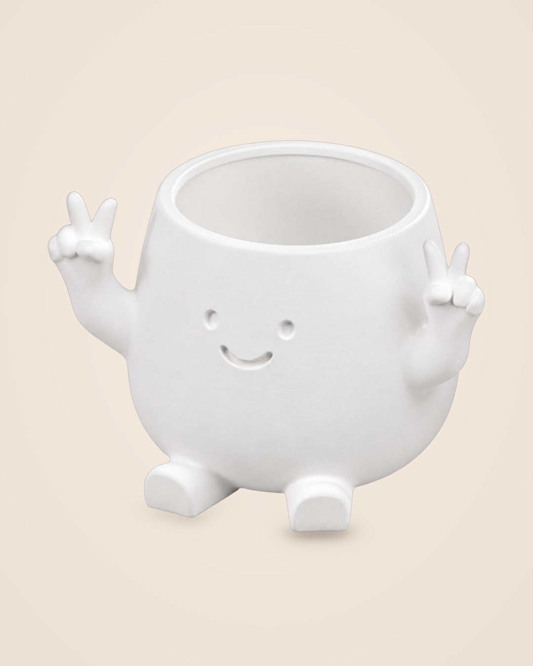 Zuki Planter: Solid base, no saucer