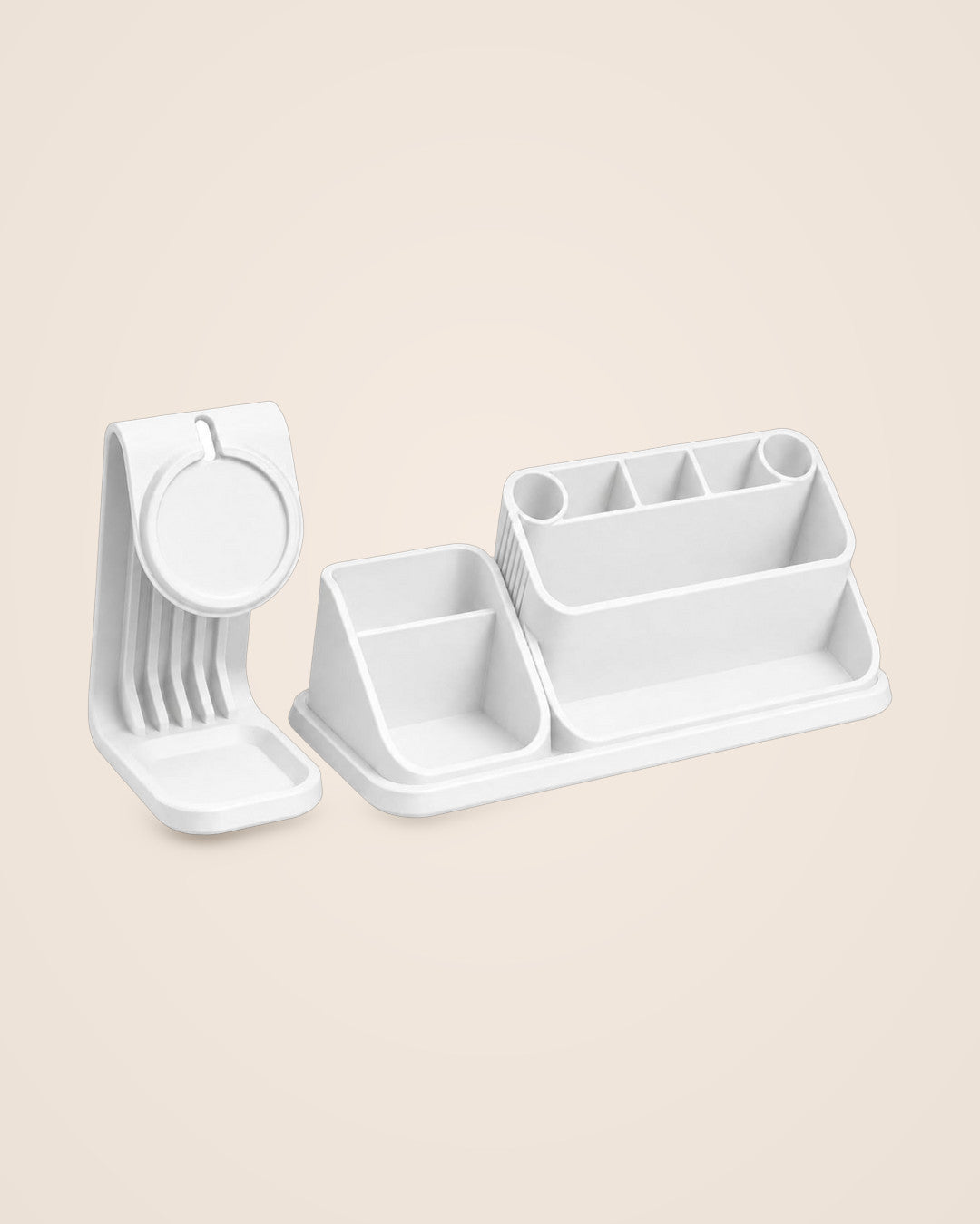 Modular Desk Organiser: White