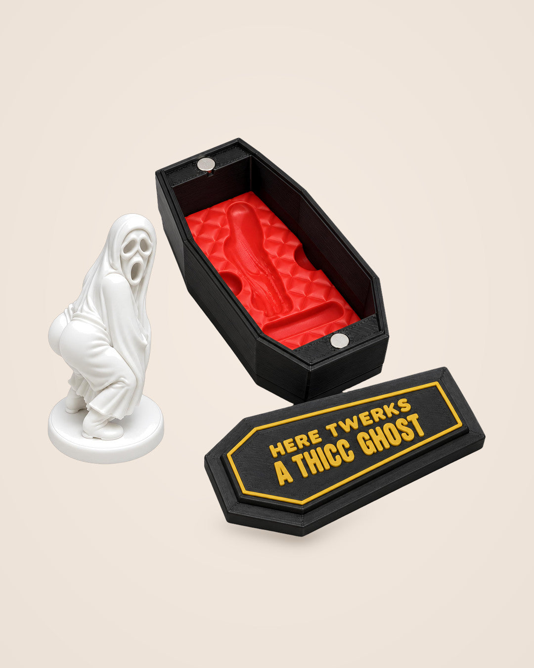 Twerking Ghost: Personalised Coffin Gift Set