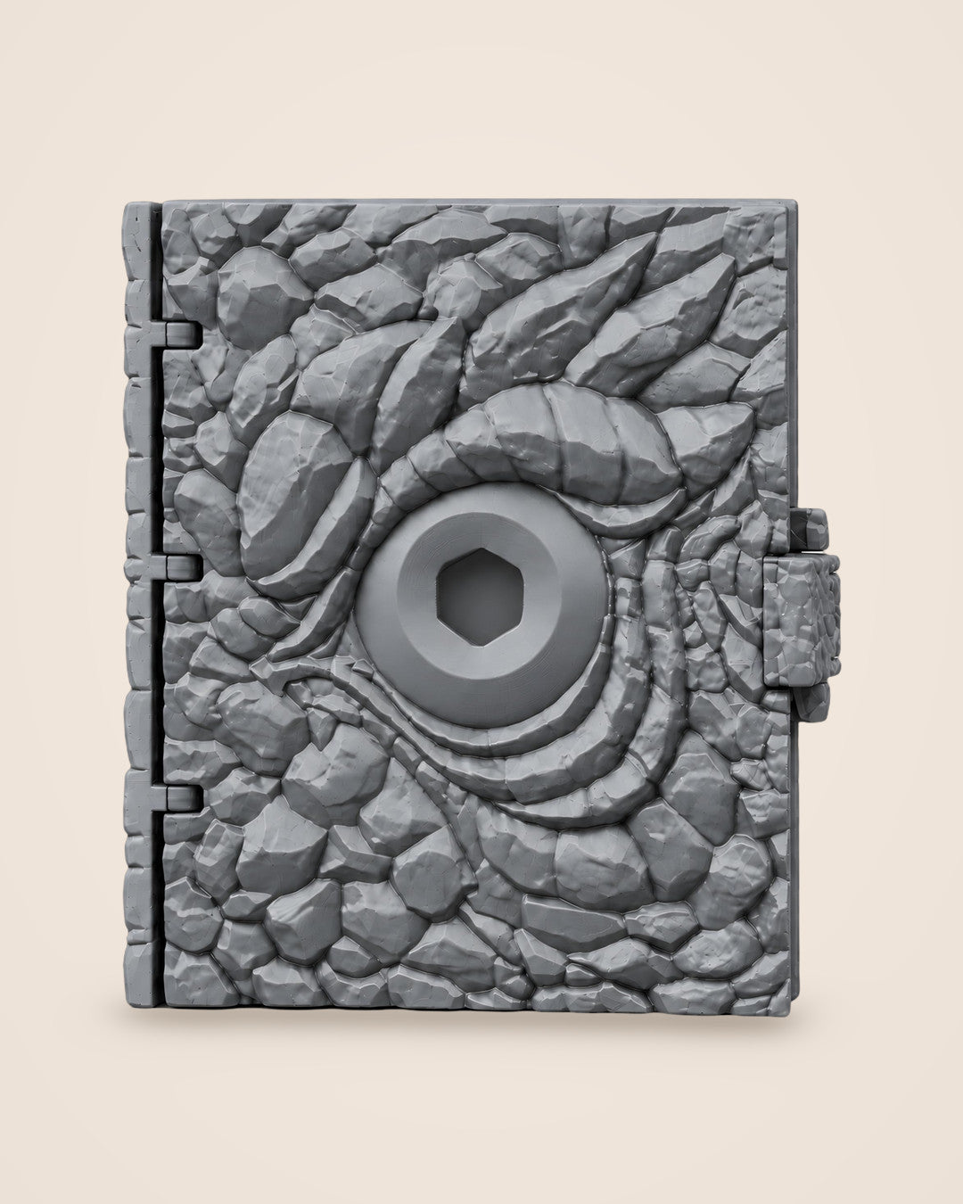 Dragon Eye Dice Box: Book-style hinged case with a honeycomb tray for a full dice set